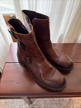 Bootlegger made in Portugal Brown Leather Boots